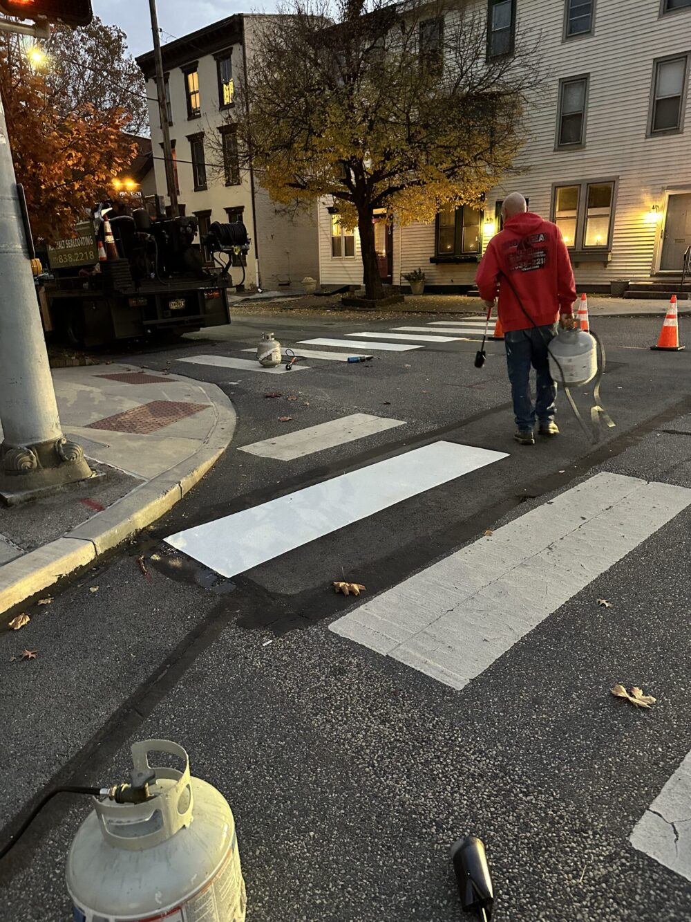 Precision Striping Brings New Life to a Harrisburg Crosswalk