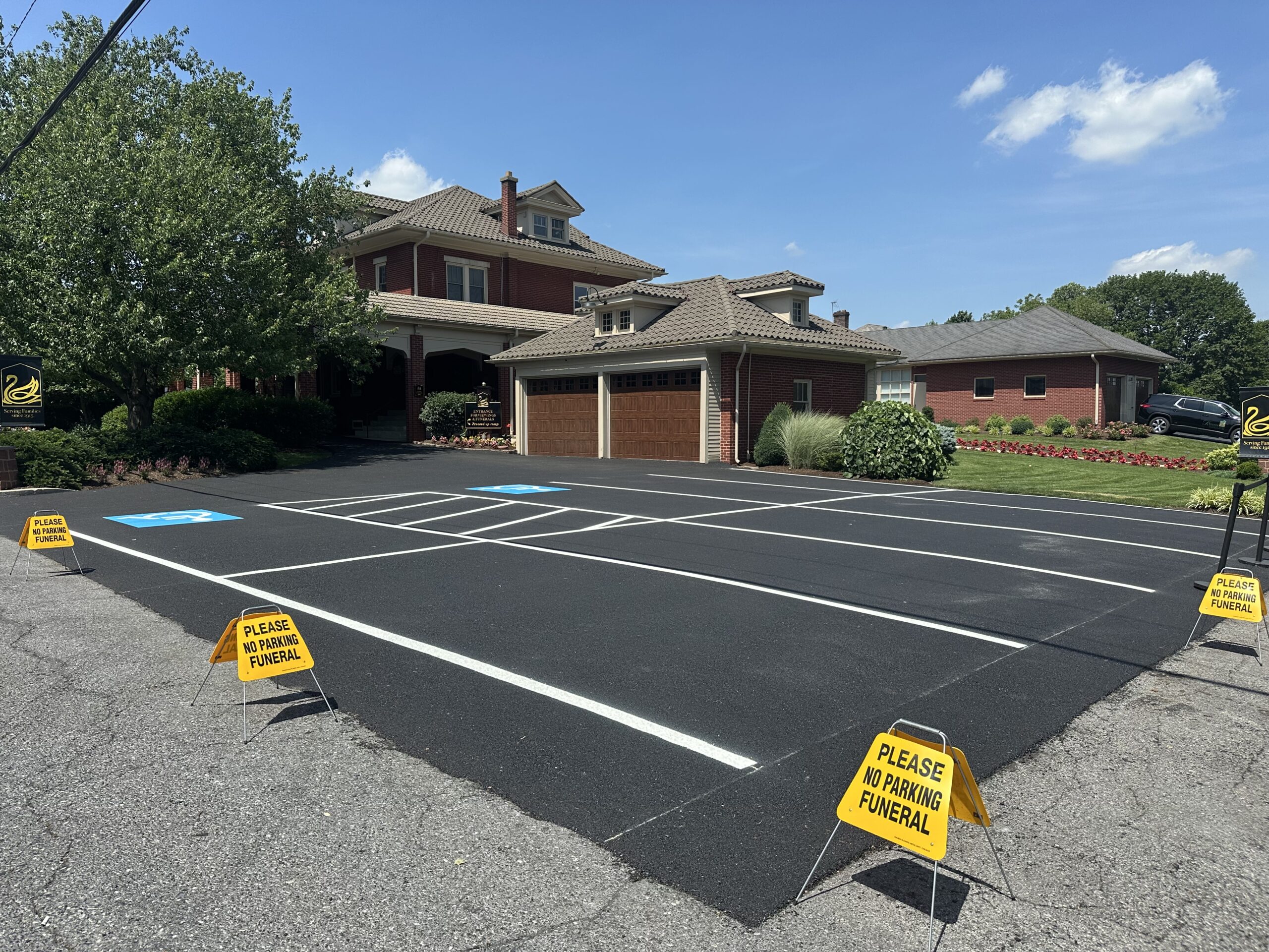 A Respectful Refresh: Repaving Kramer Funeral Home’s Parking Lot in Annville, PA